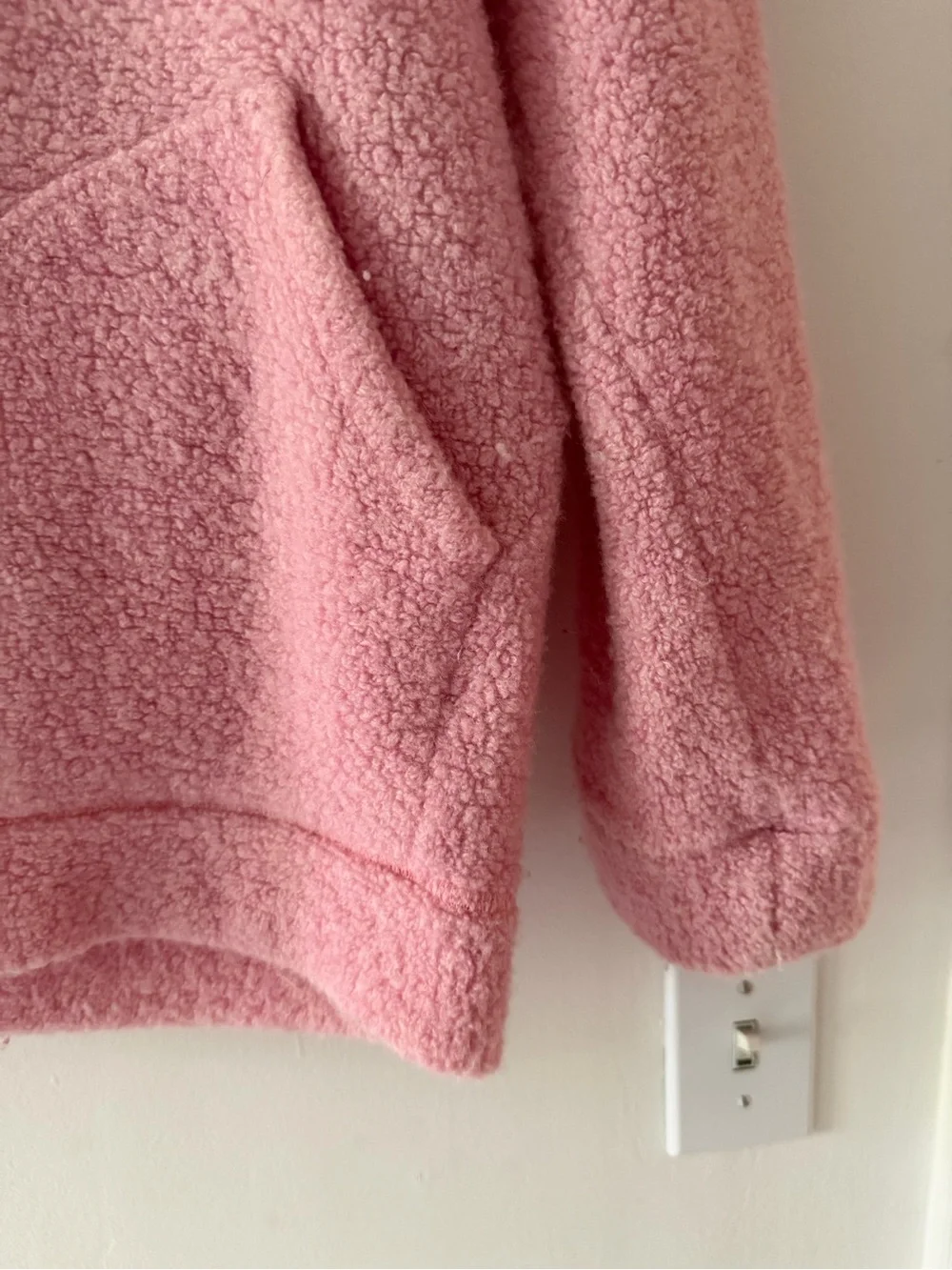 Lululemon So Sherpa Hooded Jacket in Heathered Pink Haze Size 2 Full Zip